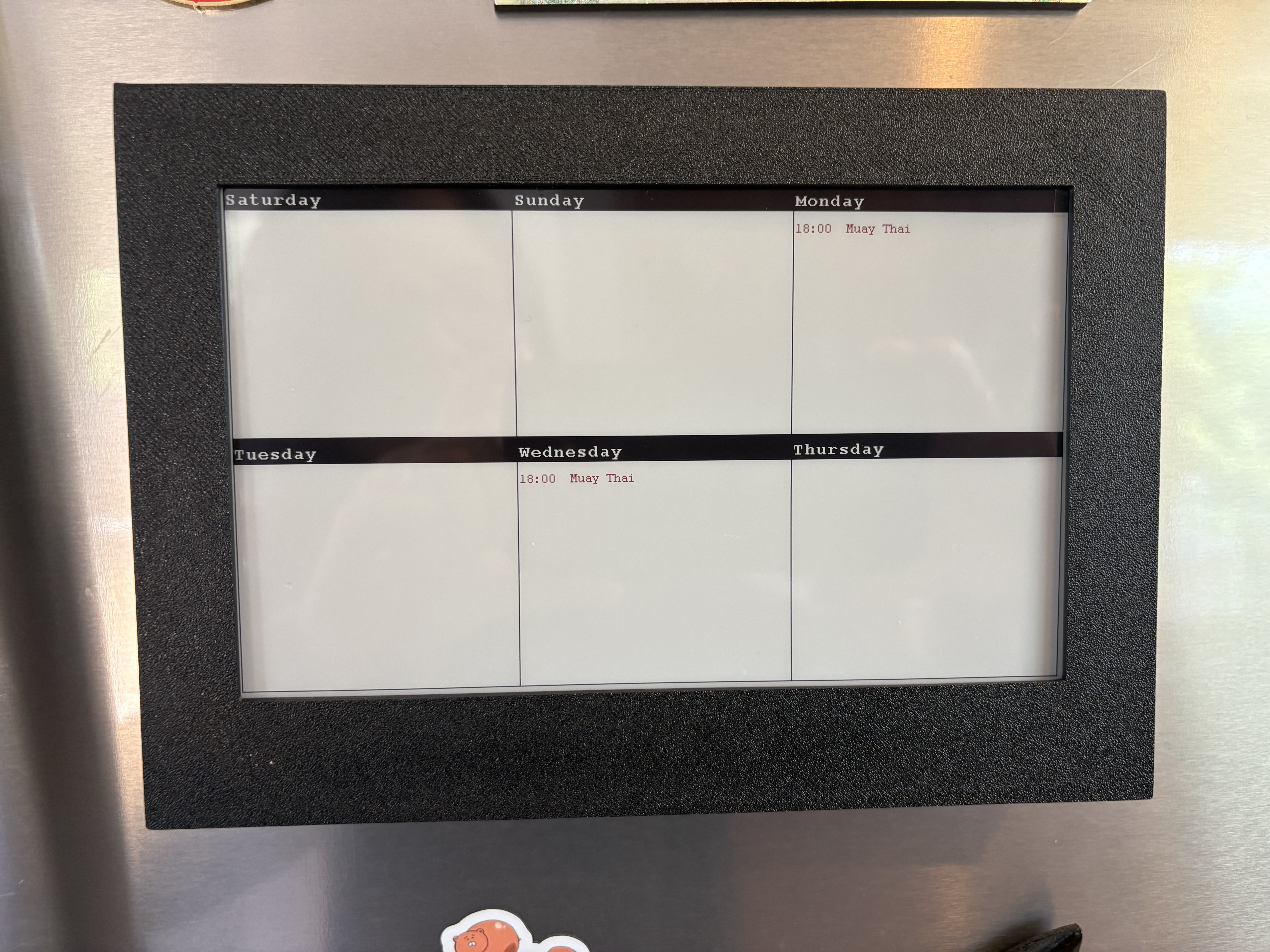 Final Digital Fridge Calendar